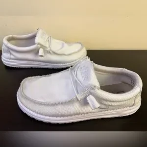 Hey Dude | Shoes | Mens Size 9 Arctic White Hey Dudes | Poshmark display picture 3